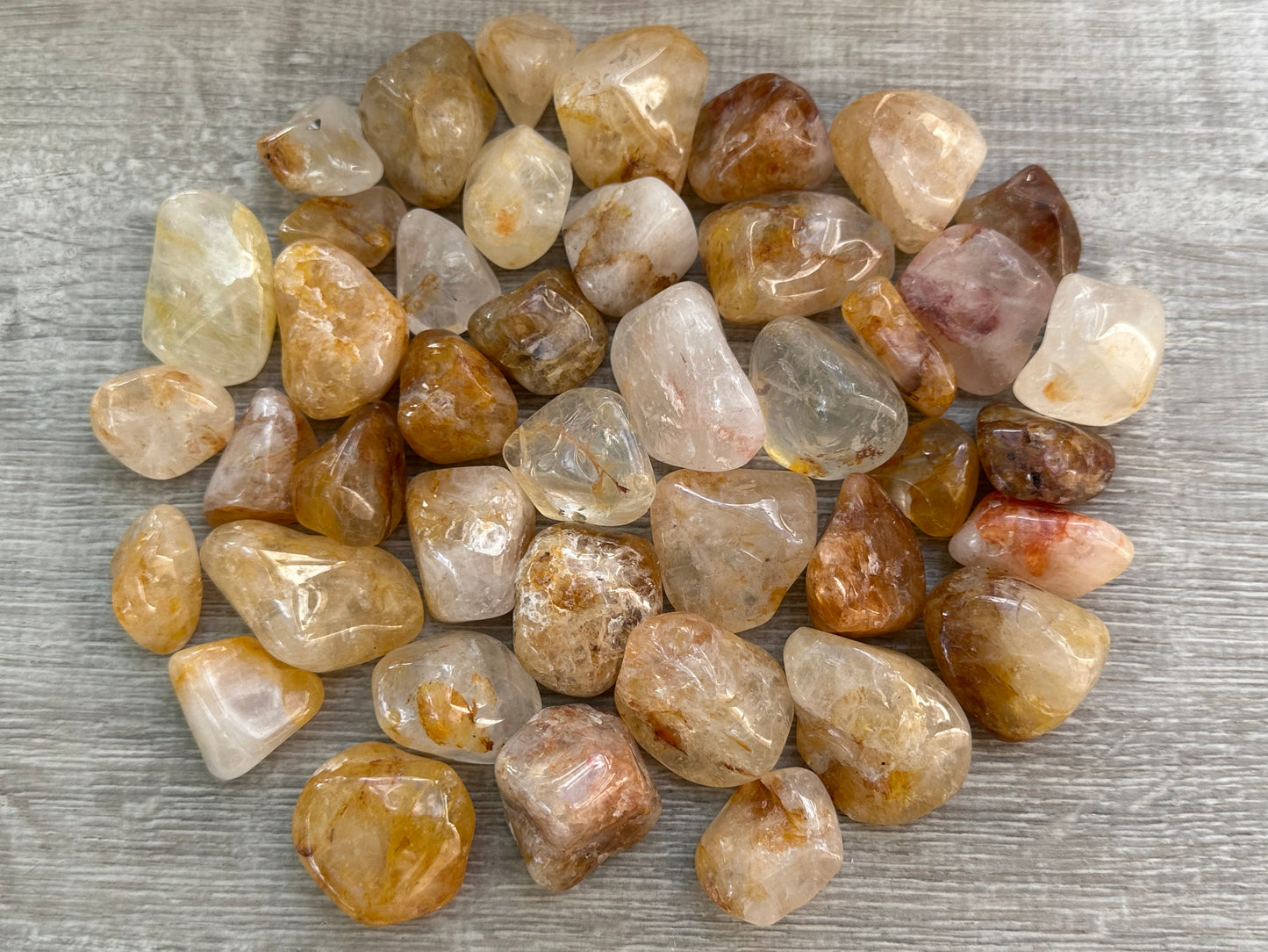 Grade A++Golden Healer Quartz Tumbled Stones 0.75-1.25", Pick How Many