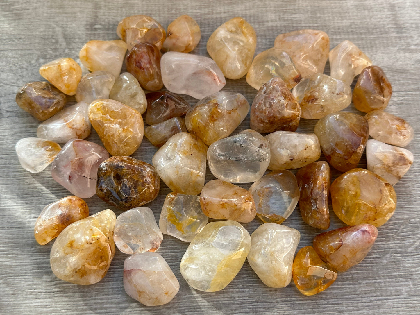 1/2 Lb Lot Tumbled Stones, 0.75-1.25" Crystal Healing Stones, Choose Stone Type