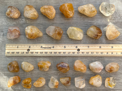 Grade A++Golden Healer Quartz Tumbled Stones 0.75-1.25", Pick How Many