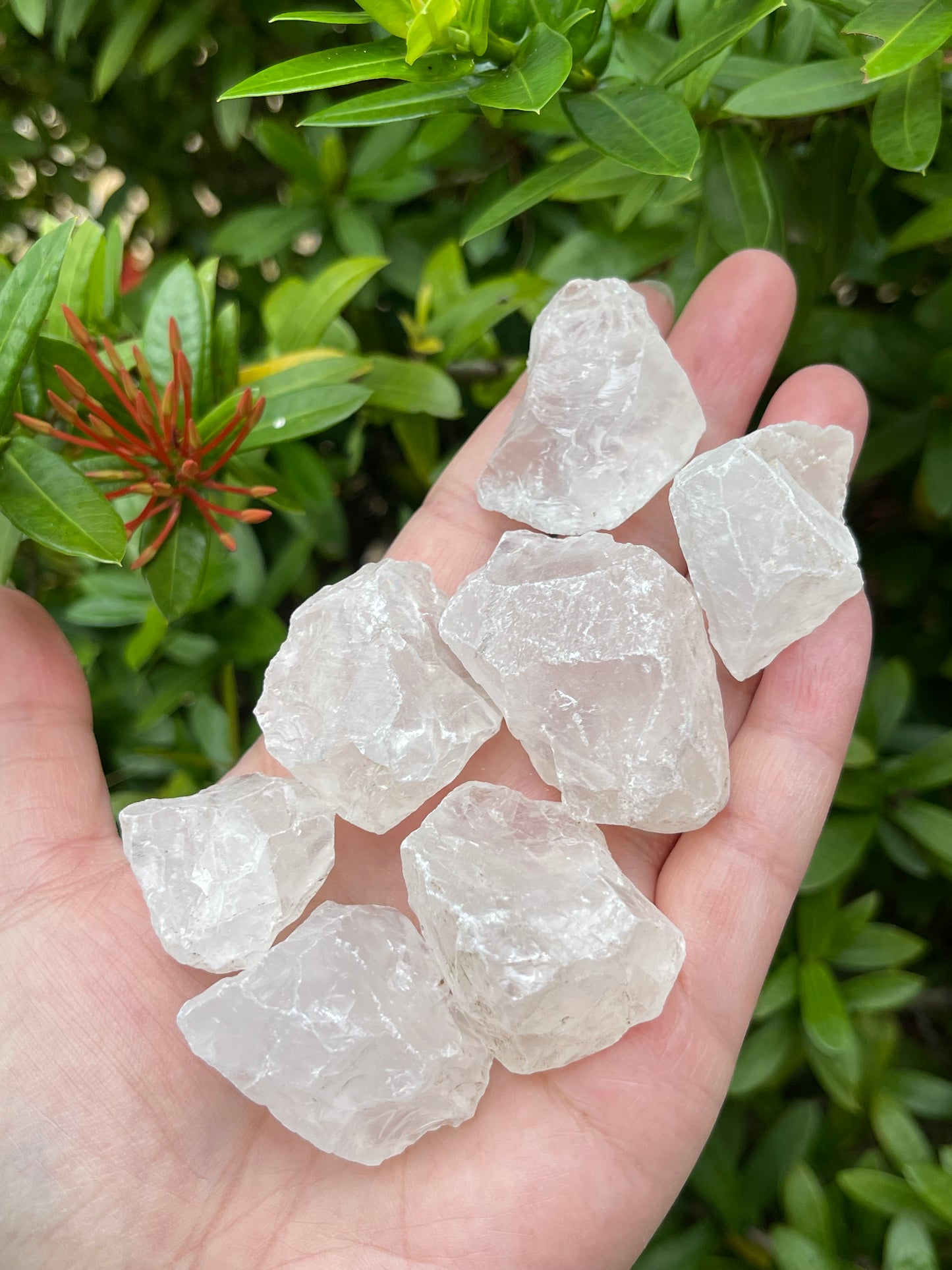 Grade A+Natural Crystal Quartz Chunks, 1-2" Raw Clear Quartz, Wholesale Bulk Lot