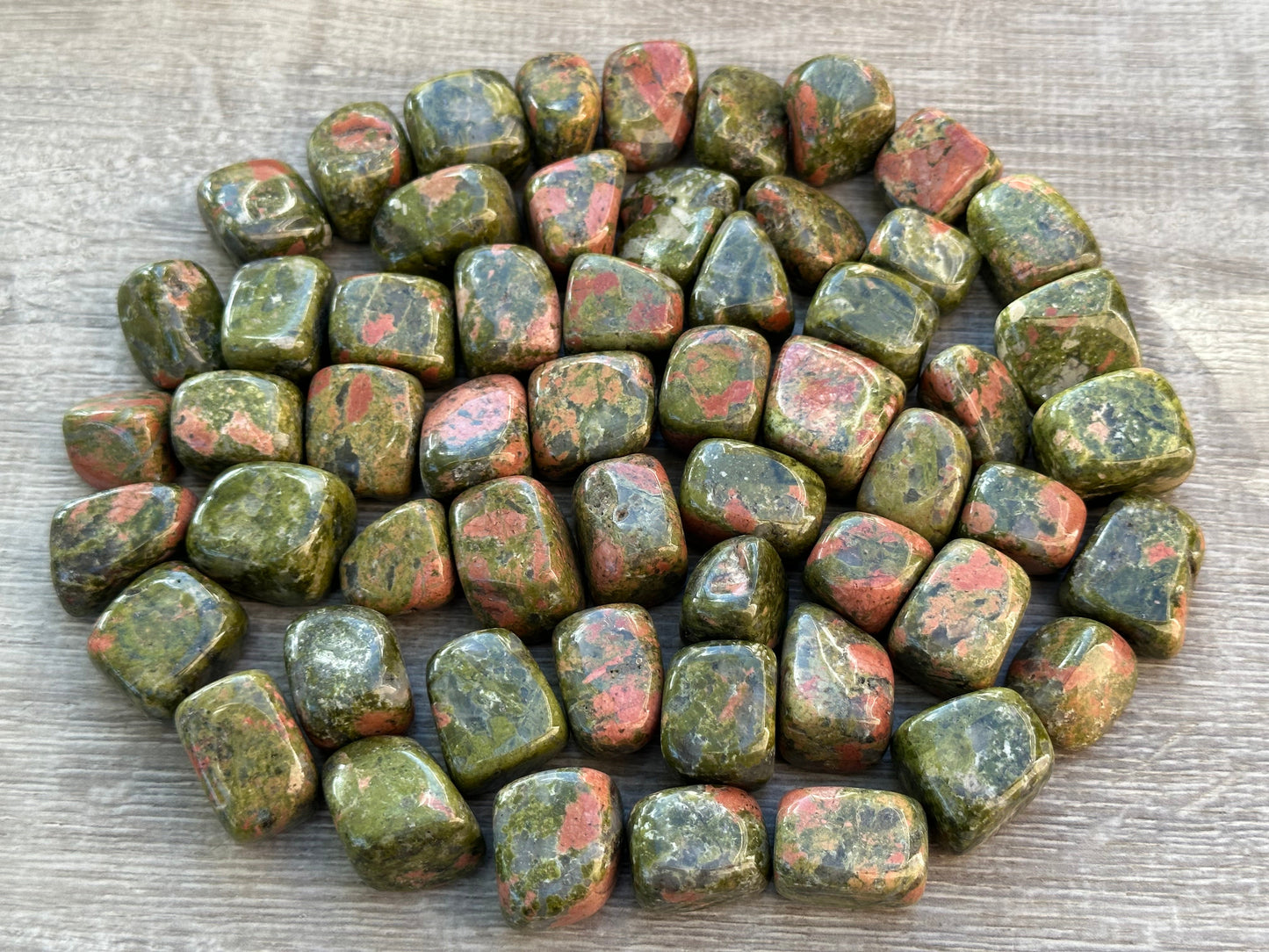 1/2 Lb Lot Tumbled Stones, 0.75-1.25" Crystal Healing Stones, Choose Stone Type