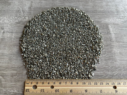 Grade A++ Pyrite Semi Rough Mini Chips 1 - 4 mm, Raw Pyrite, Wholesale Bulk Lot