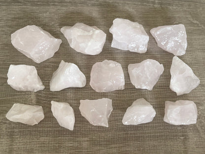 Grade A++ Pink Calcite, 1-2" Rough Natural Pink Calcite Stones, Wholesale Bulk