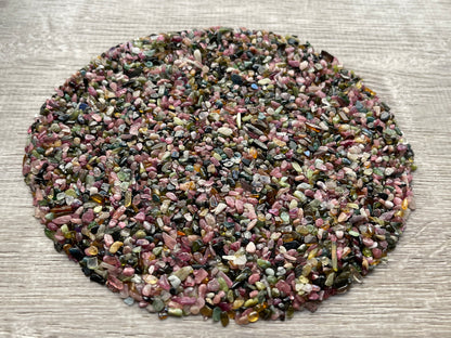 Grade A++ Natural Gemstone Chips | Mini Crystal Chips | 4oz–3lb Bulk Lot | Tumbled Healing Stones for Crafts & Décor