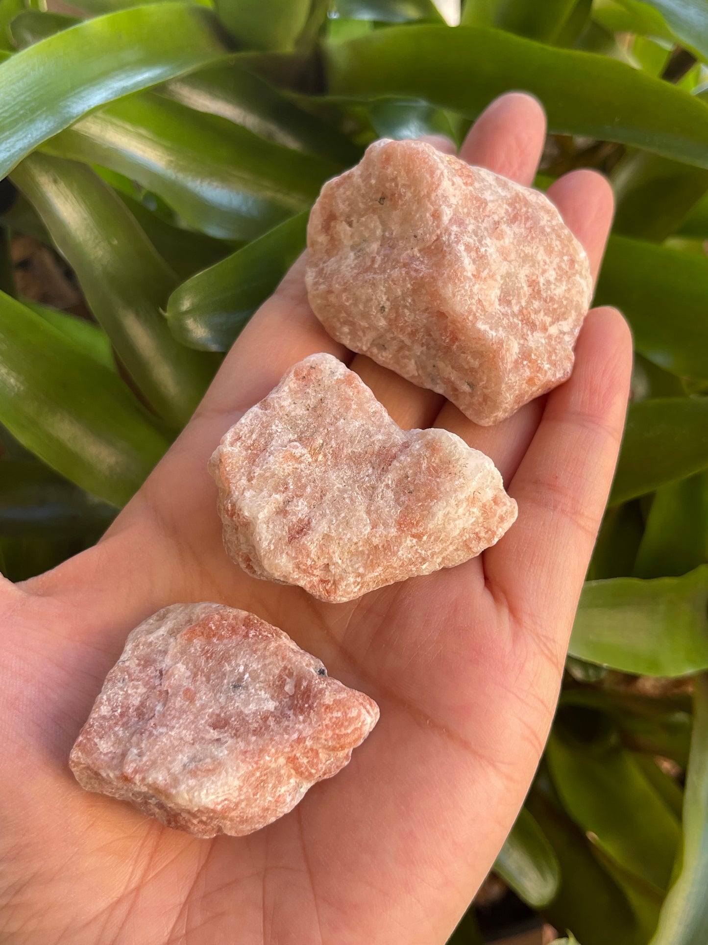 Grade A+ Sunstone Raw Natural Stones, 1-2" Raw Sunstone, Wholesales Bulk Lot