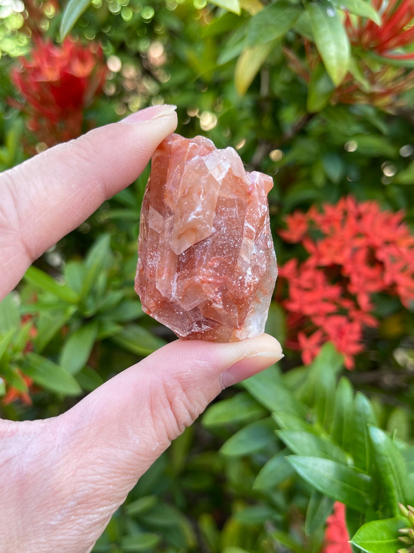 Grade A++Rough Red Calcite, 1.5-2" Red Calcite Natural Stone, Wholesale Bulk Lot