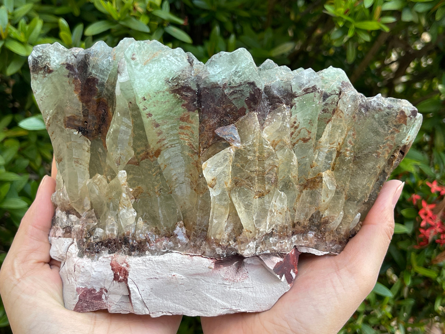 Extra Large Green Calcite Rough Stones, 2.5" - 9" Raw Calcite Green Natural