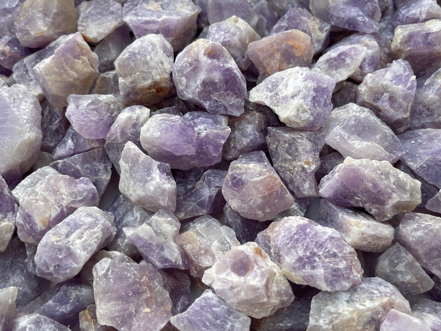 Grade A+ Amethyst Raw Natural Stones From Madagascar 1"-2", Wholesale Bulk Lot