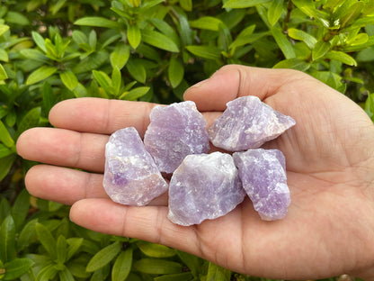 Grade A+ Amethyst Raw Natural Stones From Madagascar 1"-2", Wholesale Bulk Lot