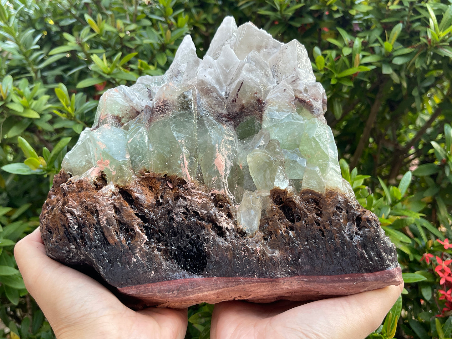 Extra Large Green Calcite Rough Stones, 2.5" - 9" Raw Calcite Green Natural