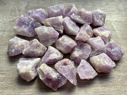 Grade A+ Amethyst Raw Natural Stones From Madagascar 1"-2", Wholesale Bulk Lot