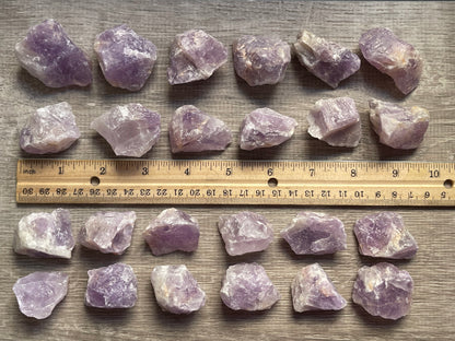 Grade A+ Amethyst Raw Natural Stones From Madagascar 1"-2", Wholesale Bulk Lot