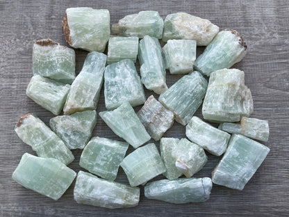 1/2 lb Calcite Rough -Bule, Green, Orange, Citrine, Red, Pink Calcite Crystals