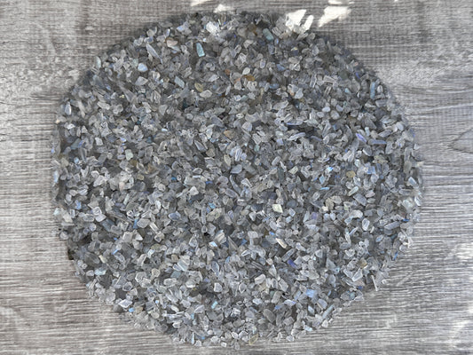 Grade A++ Labradorite Semi Tumbled Gemstone Mini Chips 5-12mm,Wholesale Bulk Lot