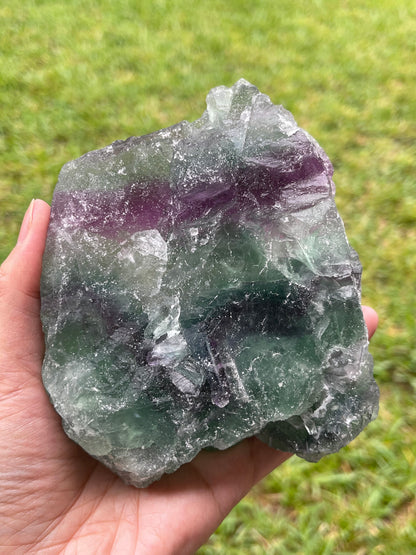 Grade A++ Jumbo Fluorite Raw Rainbow Stone, Massive Fluorite Rough,Pick a Weight