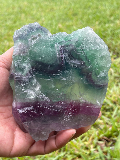 Grade A++ Jumbo Fluorite Raw Rainbow Stone, Massive Fluorite Rough,Pick a Weight