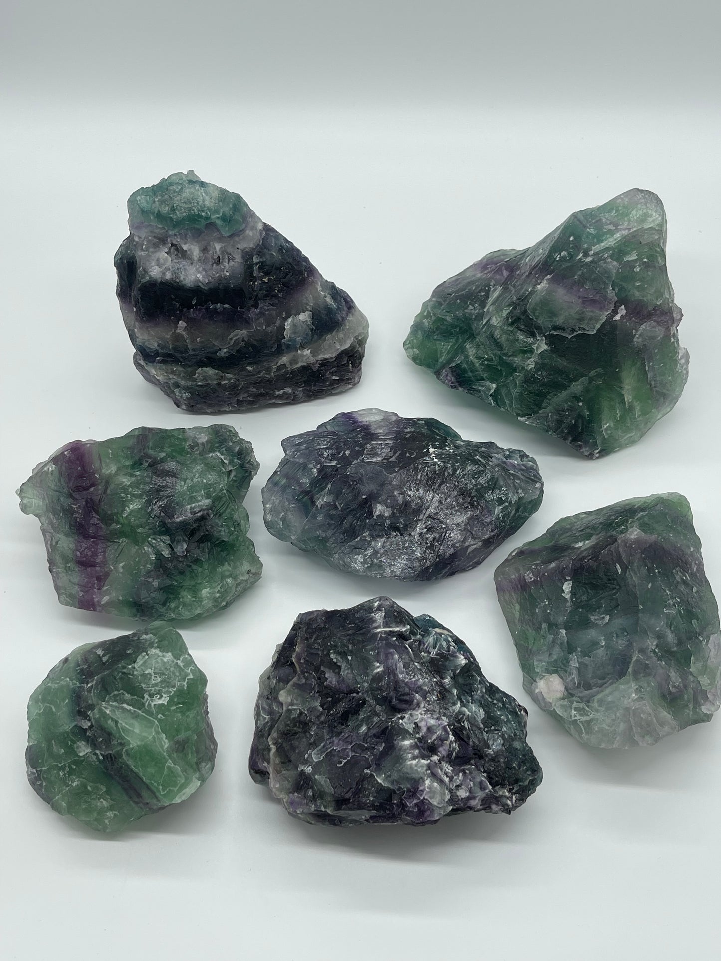 Grade A++ Jumbo Fluorite Raw Rainbow Stone, Massive Fluorite Rough,Pick a Weight