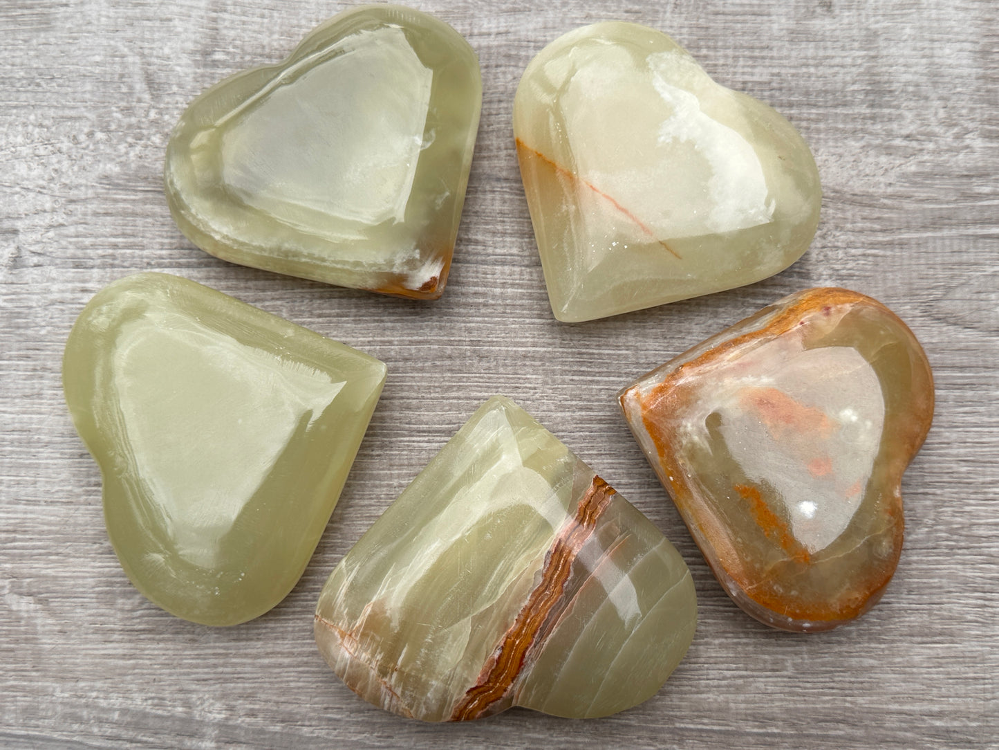 Grade A++ Large Gemstone Heart – Polished Puffy Crystal Hearts | 30+ Gemstone Types