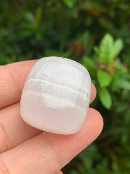 Grade A++ Pink Calcite Tumbled Stones, 0.75"-1.25" Pink Calcite Polished Stone, Wholesale Bulk Lot