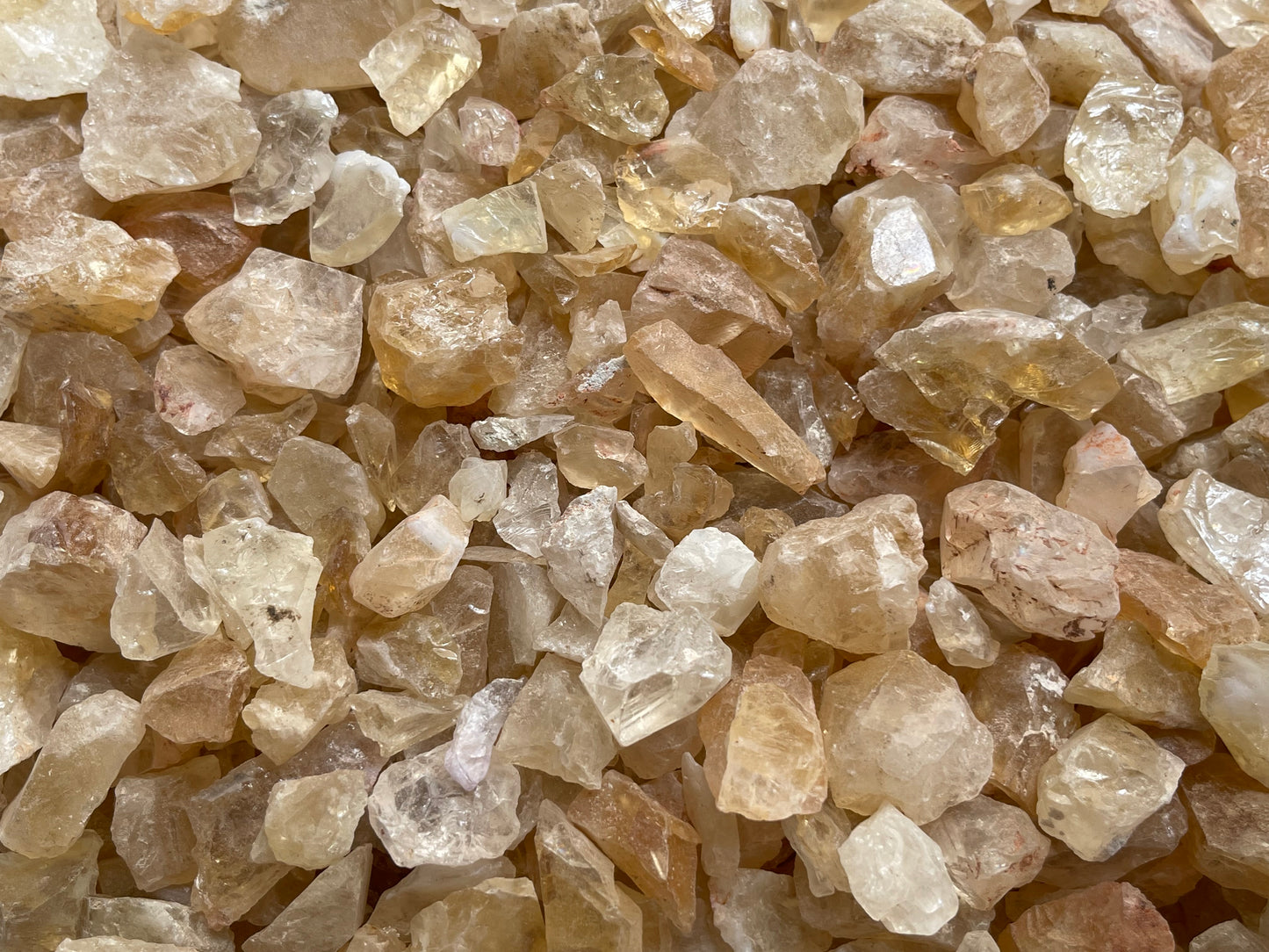 Citrine Small Raw Stone, 0.5" - 1" Rough Citrine Chunks, Raw Citrine Gravel