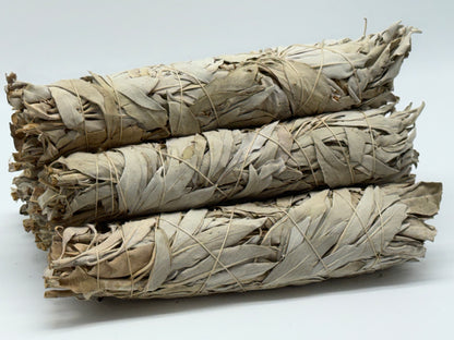 9" White Sage Smudge Stick – Extra Long California White Sage Smudge Bundles, Bulk Lot for Cleansing, Purifying, and Aromatherapy