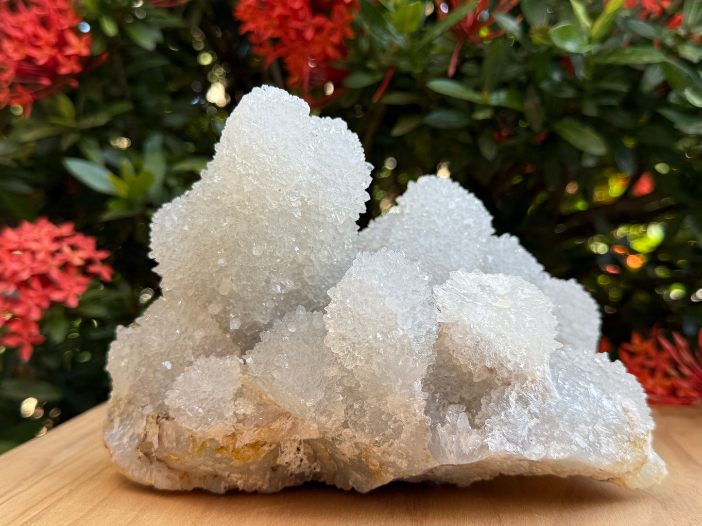 Chalcedony & Crystal Quartz Stalactite 3-8", Natural Quartz on Chalcedony Stalactite Specimen (0.12lb - 4 lb)