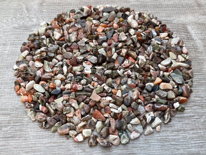 Grade A++ Natural Gemstone Chips | Mini Crystal Chips | 4oz–3lb Bulk Lot | Tumbled Healing Stones for Crafts & Décor