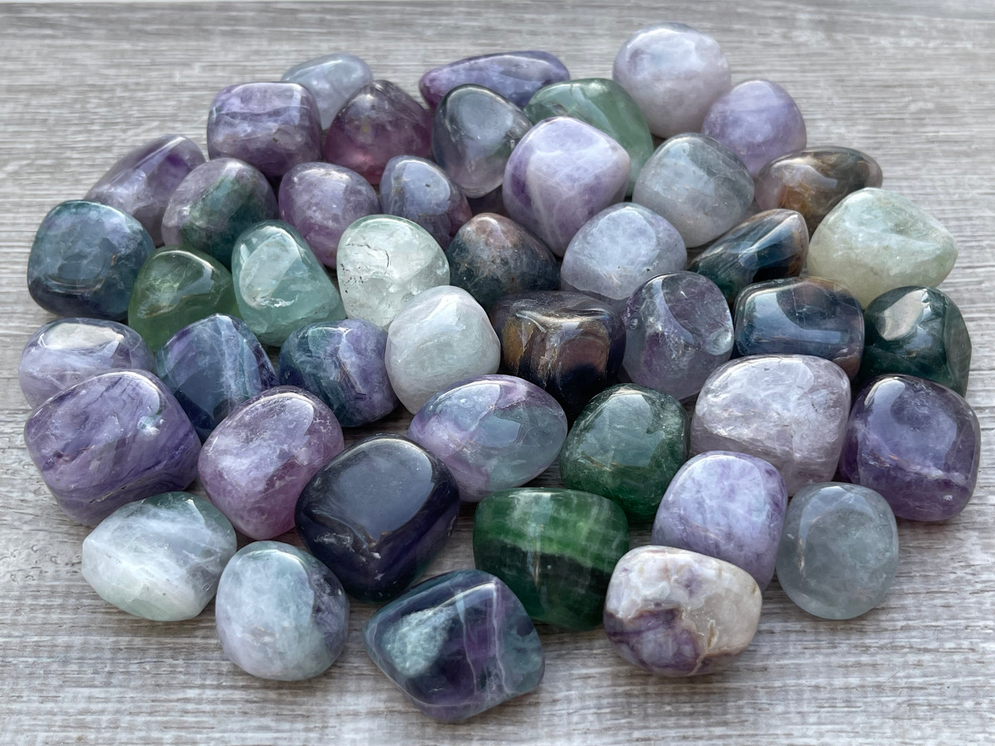 1/2 Lb Lot Tumbled Stones, 0.75-1.25" Crystal Healing Stones, Choose Stone Type