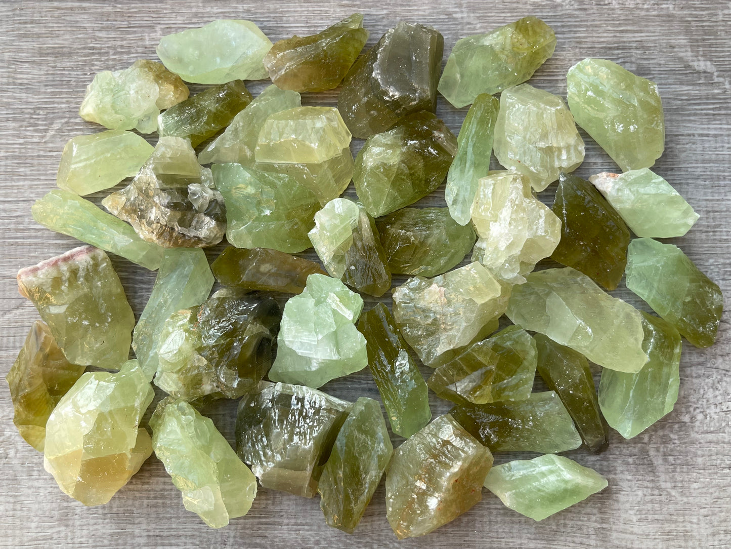 1/2 lb Calcite Rough -Bule, Green, Orange, Citrine, Red, Pink Calcite Crystals