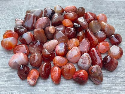 1/2 Lb Lot Tumbled Stones, 0.75-1.25" Crystal Healing Stones, Choose Stone Type