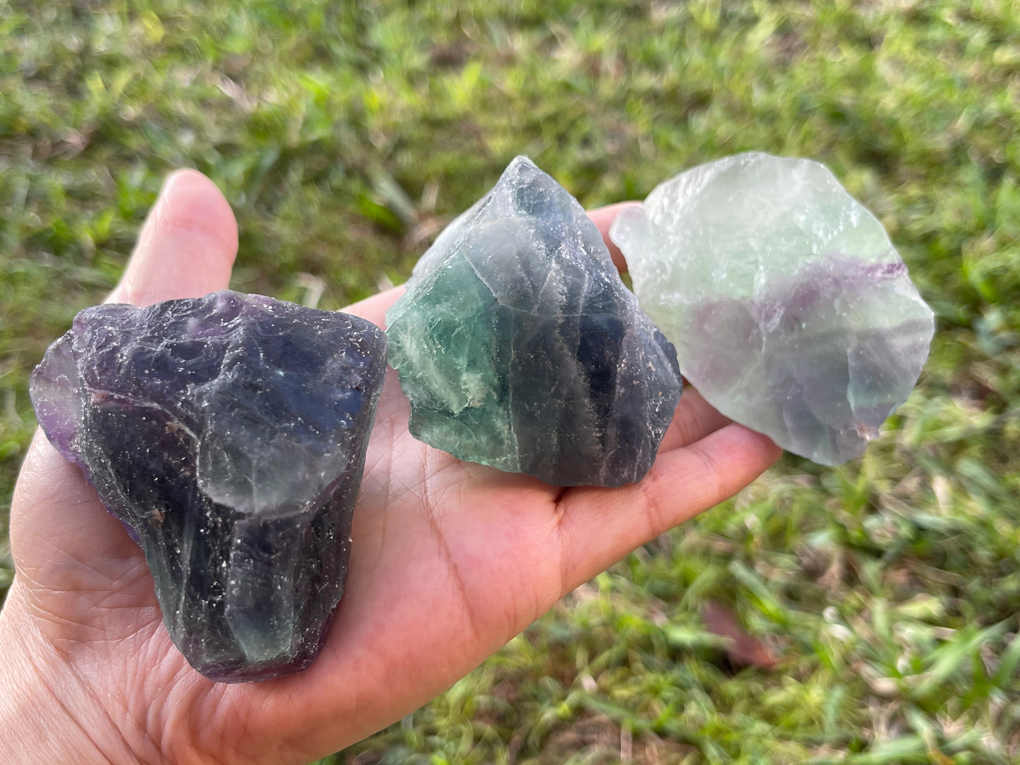 Grade A++ Extra Large Fluorite Raw Natural Stone, Fluorite Rough, Pick a Weight