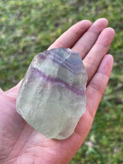 Grade A++ Extra Large Fluorite Raw Natural Stone, Fluorite Rough, Pick a Weight