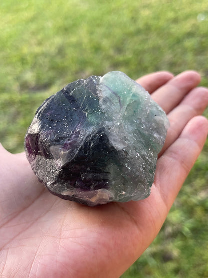 Grade A++ Extra Large Fluorite Raw Natural Stone, Fluorite Rough, Pick a Weight