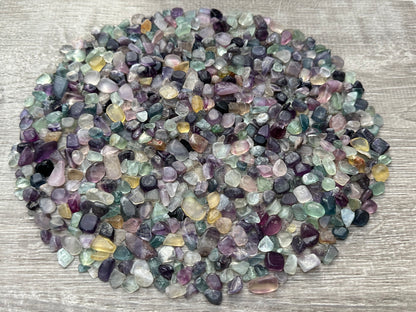 Grade A++ Natural Gemstone Chips | Mini Crystal Chips | 4oz–3lb Bulk Lot | Tumbled Healing Stones for Crafts & Décor