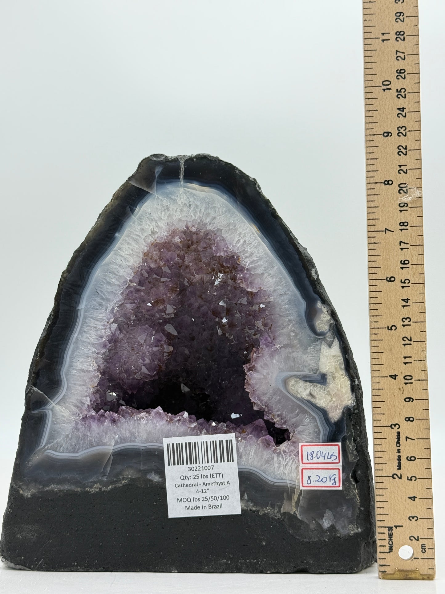 Amethyst Cathedral • Natural Brazilian Geode • Large Standing Crystal