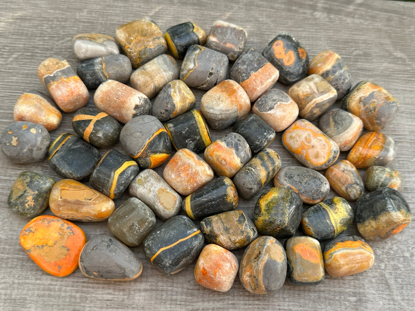 1/2 Lb Lot Tumbled Stones, 0.75-1.25" Crystal Healing Stones, Choose Stone Type