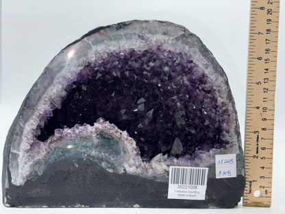 Amethyst Cathedral • Natural Brazilian Geode • Large Standing Crystal