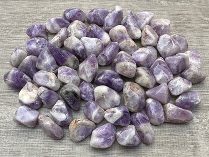 1/2 Lb Lot Tumbled Stones, 0.75-1.25" Crystal Healing Stones, Choose Stone Type