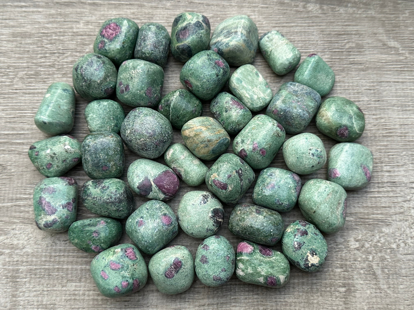 1/2 Lb Lot Tumbled Stones, 0.75-1.25" Crystal Healing Stones, Choose Stone Type