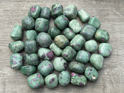 1/2 Lb Lot Tumbled Stones, 0.75-1.25" Crystal Healing Stones, Choose Stone Type