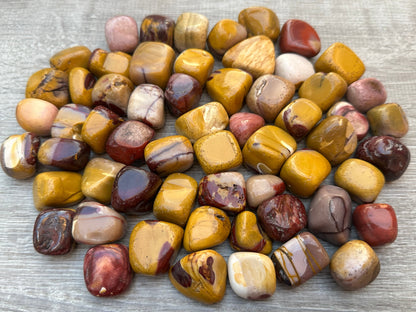 1/2 Lb Lot Tumbled Stones, 0.75-1.25" Crystal Healing Stones, Choose Stone Type