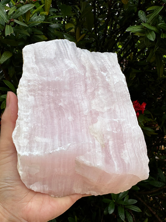 Jumbo Pink Calcite, 2.5" - 10" Raw Mangano Calcite, Pick A Weight