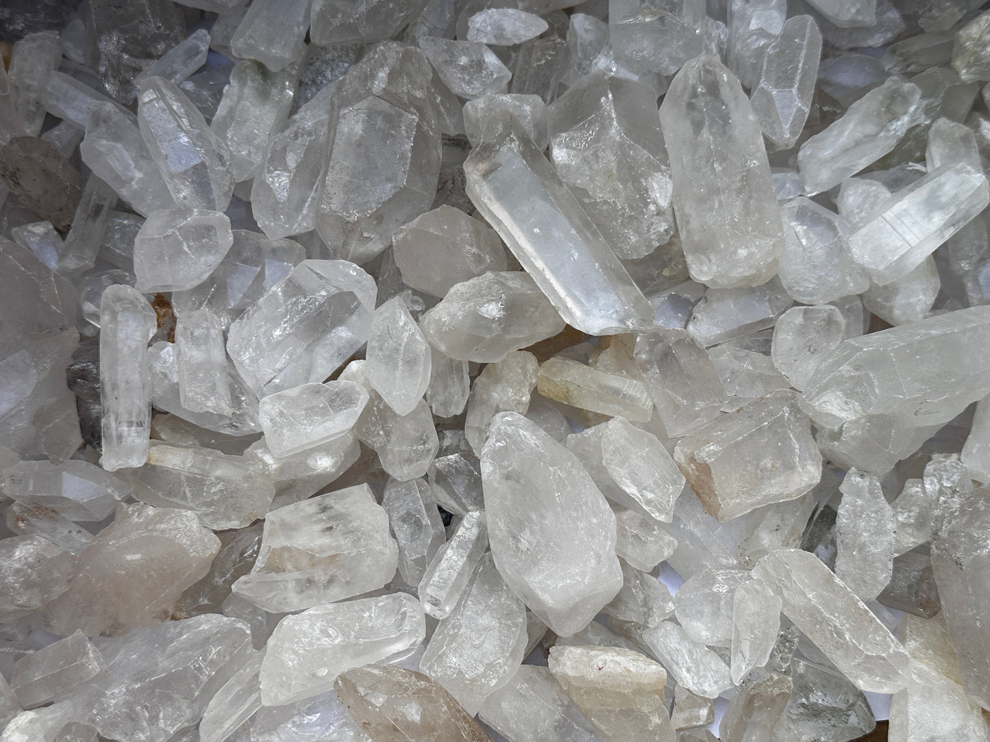 Natural Clear Quartz Crystal Points 1 to 3 Inches, Wholesale Bulk Lot