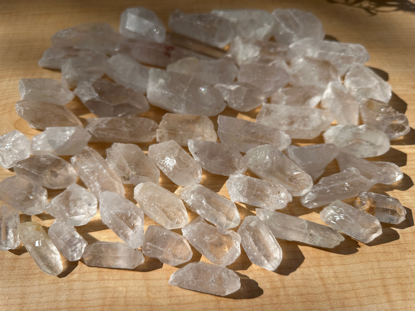 Natural Clear Quartz Crystal Points 1 to 3 Inches, Wholesale Bulk Lot