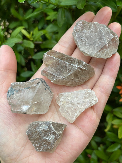 Smoky Quartz Rough Stones, Grade A + Raw Smoky Quartz, Wholesale Bulk Lot