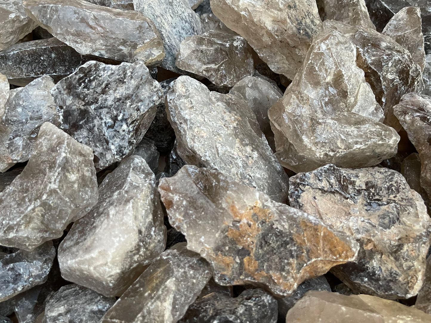 Smoky Quartz Rough Stones, Grade A + Raw Smoky Quartz, Wholesale Bulk Lot