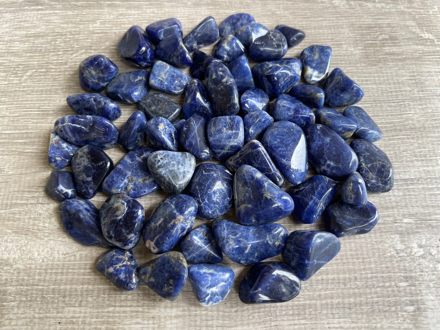 1/2 Lb Lot Tumbled Stones, 0.75-1.25" Crystal Healing Stones, Choose Stone Type