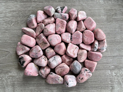 1/2 Lb Lot Tumbled Stones, 0.75-1.25" Crystal Healing Stones, Choose Stone Type