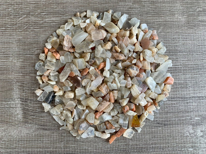 Grade A++ Natural Gemstone Chips | Mini Crystal Chips | 4oz–3lb Bulk Lot | Tumbled Healing Stones for Crafts & Décor