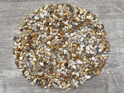 Grade A++ Natural Gemstone Chips | Mini Crystal Chips | 4oz–3lb Bulk Lot | Tumbled Healing Stones for Crafts & Décor